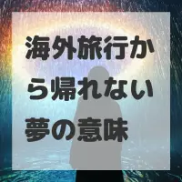 海外旅行から帰れない夢のサムネイル画像