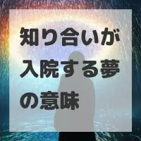 知り合いが入院する夢のサムネイル画像