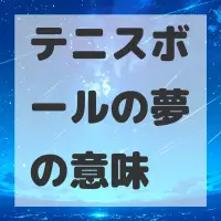 テニスボールの夢のサムネイル画像
