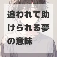 追われて助けられる夢のサムネイル画像