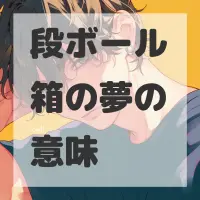 段ボール箱の夢のサムネイル画像