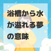 浴槽から水が溢れる夢のサムネイル画像