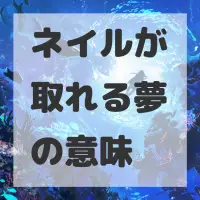 ネイルが取れる夢のサムネイル画像