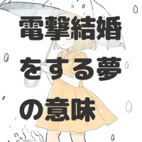 電撃結婚をする夢のサムネイル画像