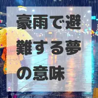 豪雨で避難する夢のサムネイル画像