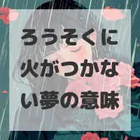 ろうそくに火がつかない夢のサムネイル画像