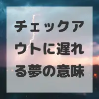 チェックアウトに遅れる夢のサムネイル画像