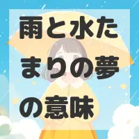 雨と水たまりの夢のサムネイル画像