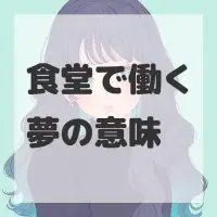 食堂で働く夢のサムネイル画像