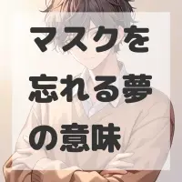 マスクを忘れる夢のサムネイル画像