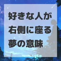好きな人が右側に座る夢のサムネイル画像