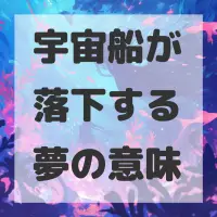 宇宙船が落下する夢のサムネイル画像