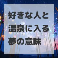 好きな人と温泉に入る夢のサムネイル画像