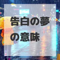 告白の夢のサムネイル画像