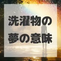 洗濯物の夢のサムネイル画像