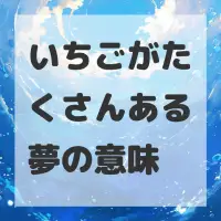 いちごがたくさんある夢のサムネイル画像