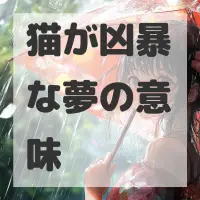 猫が凶暴な夢のサムネイル画像