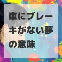 車にブレーキがない夢のサムネイル画像