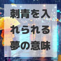 刺青を入れられる夢のサムネイル画像