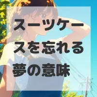 スーツケースを忘れる夢のサムネイル画像