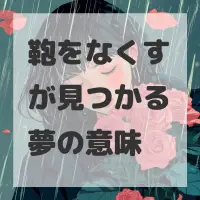 鞄をなくすが見つかる夢のサムネイル画像