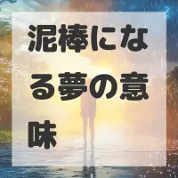 泥棒になる夢のサムネイル画像