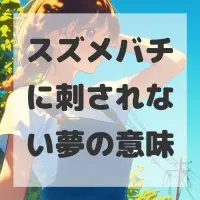 スズメバチに刺されない夢のサムネイル画像