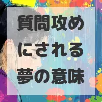 質問攻めにされる夢のサムネイル画像