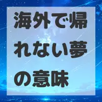 海外で帰れない夢のサムネイル画像