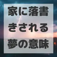 家に落書きされる夢のサムネイル画像