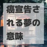 癌宣告される夢のサムネイル画像