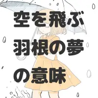 空を飛ぶ羽根の夢のサムネイル画像