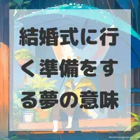 結婚式に行く準備をする夢のサムネイル画像