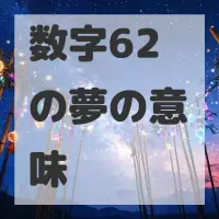 数字62の夢のサムネイル画像