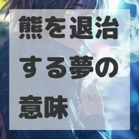 熊を退治する夢のサムネイル画像