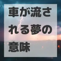 車が流される夢のサムネイル画像