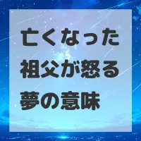 亡くなった祖父が怒る夢のサムネイル画像