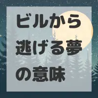 ビルから逃げる夢のサムネイル画像