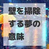 壁を掃除する夢のサムネイル画像