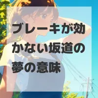 ブレーキが効かない坂道の夢のサムネイル画像