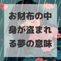 お財布の中身が盗まれる夢のサムネイル画像