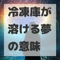 冷凍庫が溶ける夢のサムネイル画像