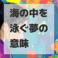 海の中を泳ぐ夢のサムネイル画像