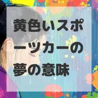 黄色いスポーツカーの夢のサムネイル画像