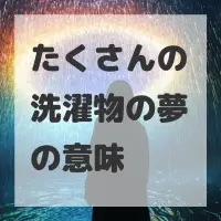 たくさんの洗濯物の夢のサムネイル画像