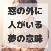 窓の外に人がいる夢のサムネイル画像