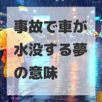事故で車が水没する夢のサムネイル画像