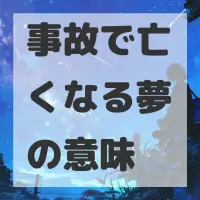 事故で亡くなる夢のサムネイル画像
