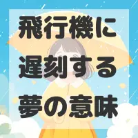 飛行機に遅刻する夢のサムネイル画像