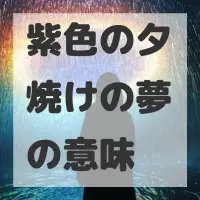 紫色の夕焼けの夢のサムネイル画像